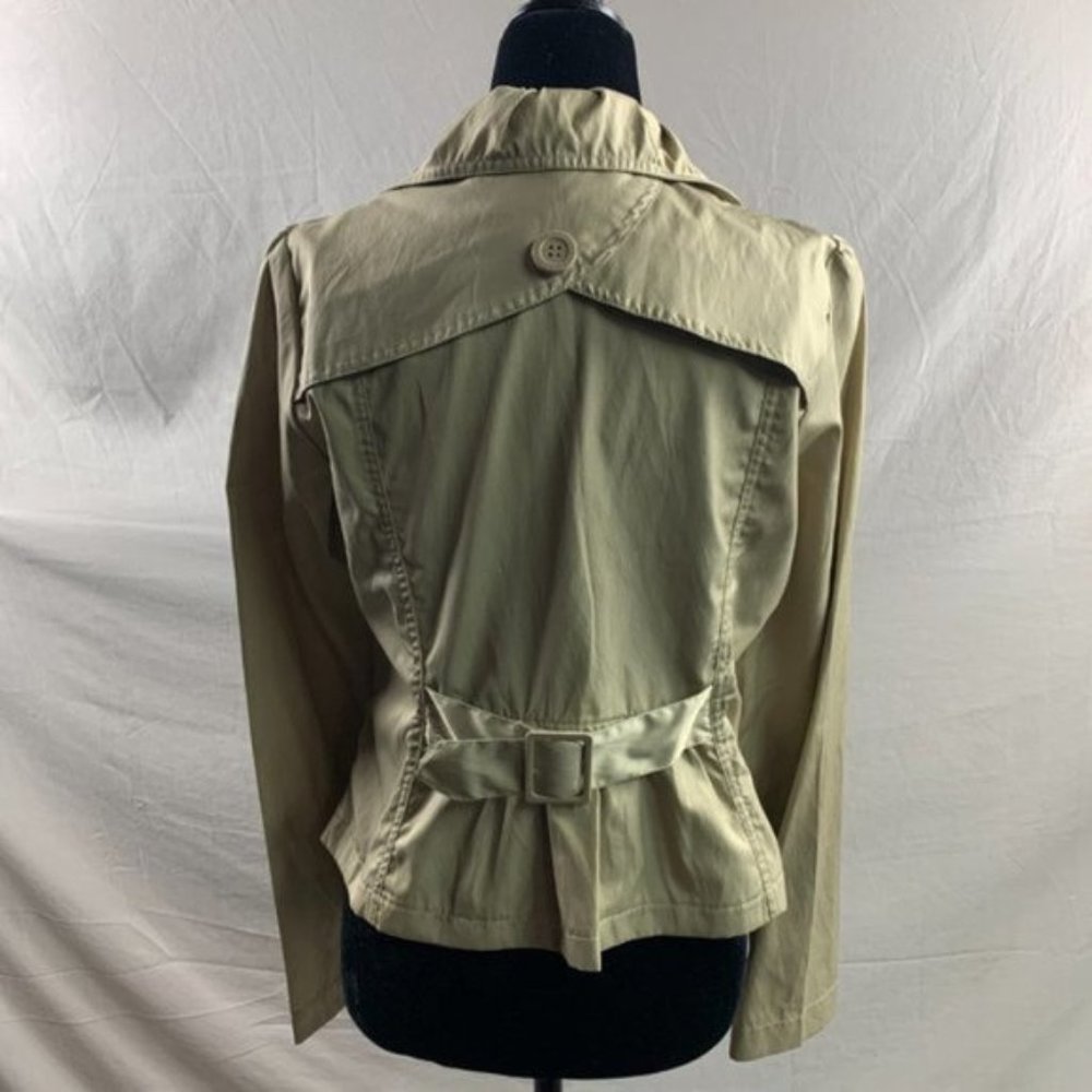 Fall/Spring Olive Colour Crop Jacket - Picture 4 of 4